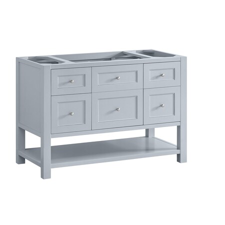 James Martin Vanities Vanity, without top, Serenity Blue, 47.9 in W x 23.5 in D, 330-V48-M-SRB