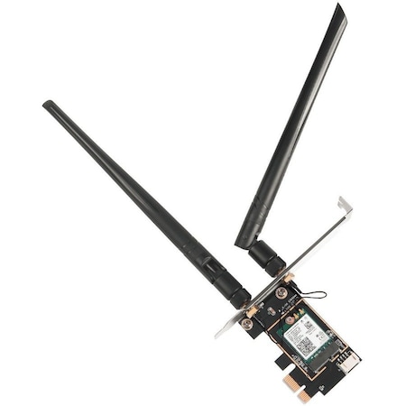 Siig WiFi 6 Dual Band Ethernet PCIe Card - AX3000 - Delivers 80MHz to 160MHz, Ultra-Low Latency LB-WR0111-S1