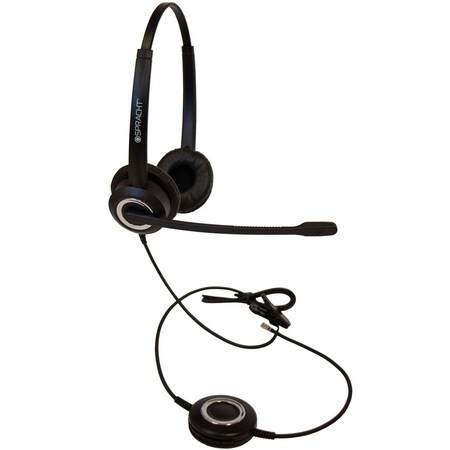 Spracht Spracht ZUMRJ9B Headset - Stereo - RJ-9 - Wired - Over-the-head - Binaural ZUMRJ9B