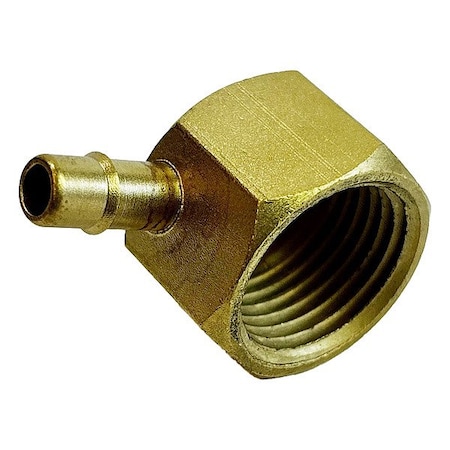 Mem-Co Elbow, Brass, FNPT 3/8 in, Tube 3/8 in 3/8FLB8
