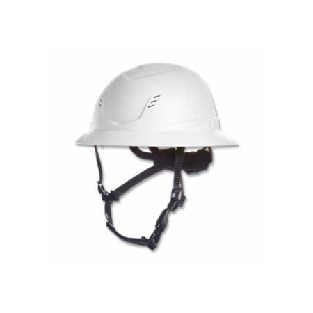 V-Gard H2, Safety Helmet, Type II, Full Brim, Rachet Suspension, Vented, Mips System, White 454-10250605