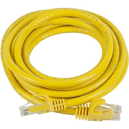 Monoprice Flexboot Cat5E 24AWG Cable, 7 ft.Yellow 11390