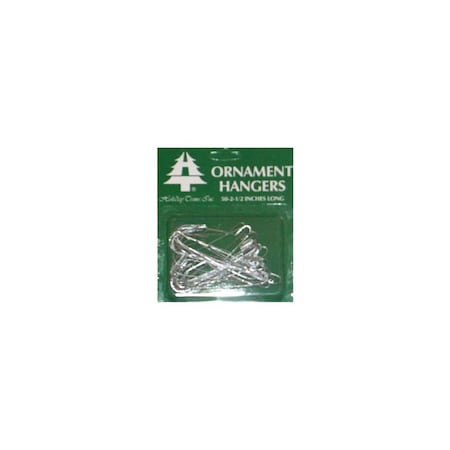 Holiday Trims Christmas Ornament Hangers, Silver, 2-1/2-In., 50-Ct., 50PK 3925000
