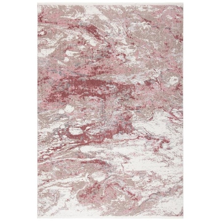 Safavieh 9 x 12 ft. Lilypond 883A Power Loomed Rectangle Area Rug Ivory & Rose LLP883A-9