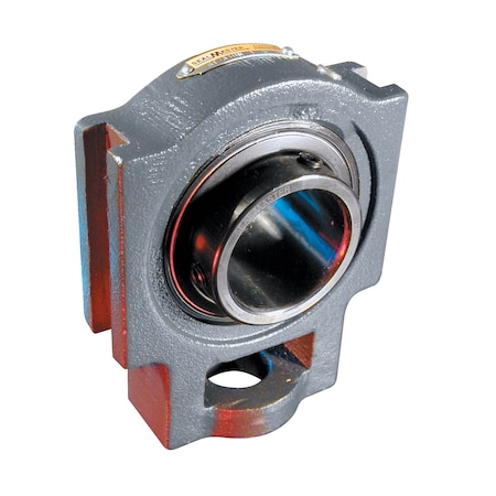 Sealmaster Mounted Cast Iron Wide Slot Take Up Ball Bearing - 52100 Bearing Steel, Black Oxided - Setscrew Lock ST-23 RM