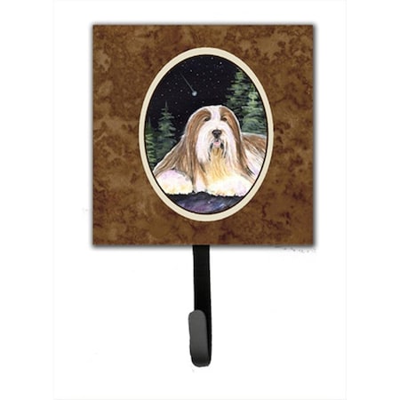 Carolines Treasures Starry Night Bearded Collie Leash Holder Or Key Hook SS8529SH4