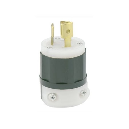 Leviton Industrial Grade Plug, Power Indication, 15 Amp, 277 Volt 4770-PLC