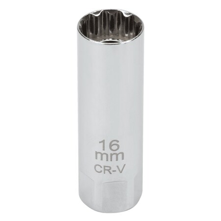 Performance Tool 3/8 in. Drive 16 mm Magnetic Spark Plug Socket C28232