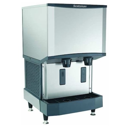 Scotsman Ice Dispenser, Maker, Holds 26 lb., Air HID525AX-1