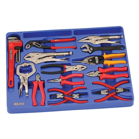 Genius Tools 15 Piece Combination Plier Set MS-015