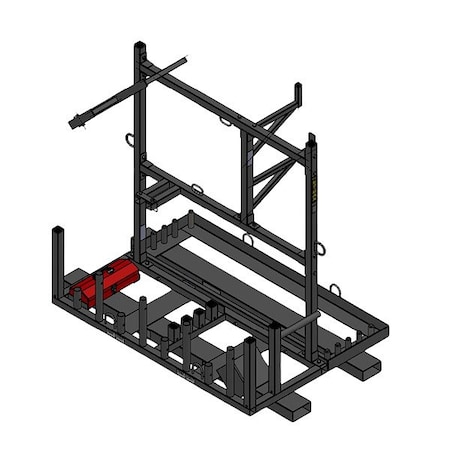Bil-Jax ScaffoldingTower Rack, Black, 801 lb, Steel 0110-286A