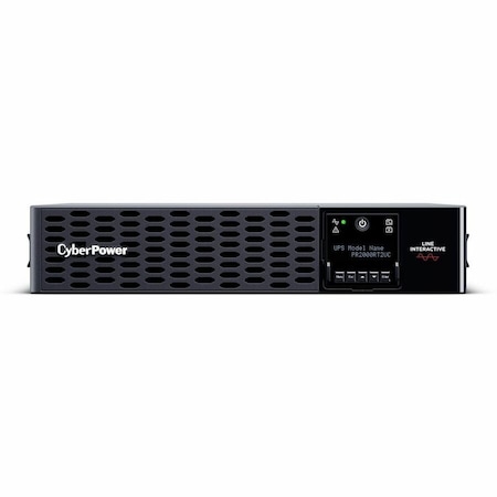 Cyberpower UPS System, Line Interactive, Out: 100 V AC, 125 V AC In: 100 V AC, 125 V AC PR2000RT2UC