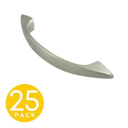 Sapphire 3 in. (76 mm) Center-to-Center Modern Satin Nickel Cabinet Hardware Drawer Pull, 25PK SP-800961