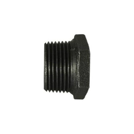 Midland Industries BUSHING HEX RDCR 3/4IN MPT 1/4IN FPT BK 65507