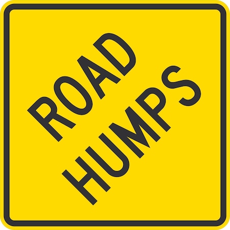 Lyle Road Humps, 24x24, Diamond Grade, Yellow G-12515-DG_24x24