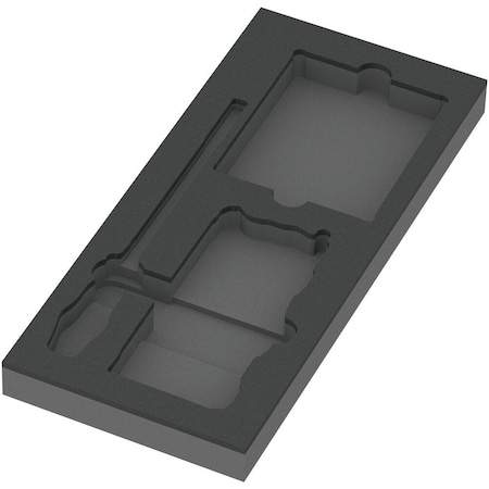 Wera 9850 Foam insert Kraftform Kompakt and Tool-Check PLUS set 1, empty, 172 x 30 x 392 mm 5137350001