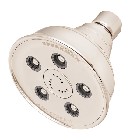 Speakman Caspian Showerhead, 2.5 gpm, Plishd Nickel S-3014-PN