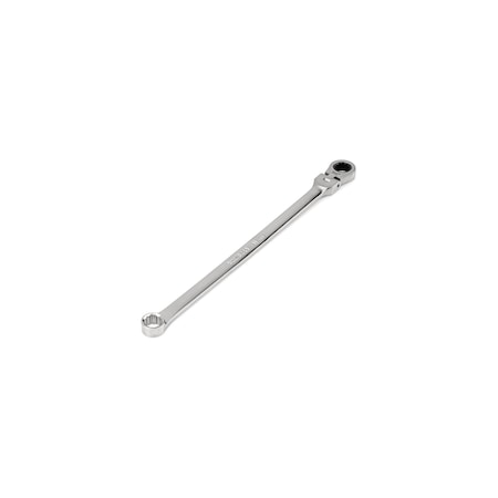 Tekton 11 mm Long Fixed/Flex Head 12-Point Ratcheting Box End Wrench WRB35411