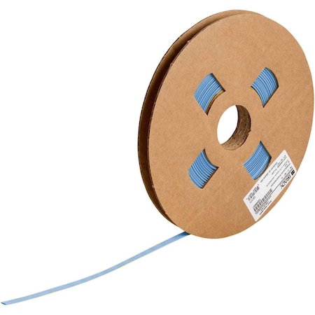 Brady PermaSleeve Heat Shrink Wire and Cable Continuous Labels for 3 in. Core Printers - 1/8 in. Dia Blue PS-C-125-BL