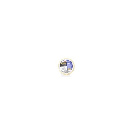 Scotch Packing Tape, 3.1 mil Thick, 2 in W x 50 m L, 3 in Core Dia., Clear 375