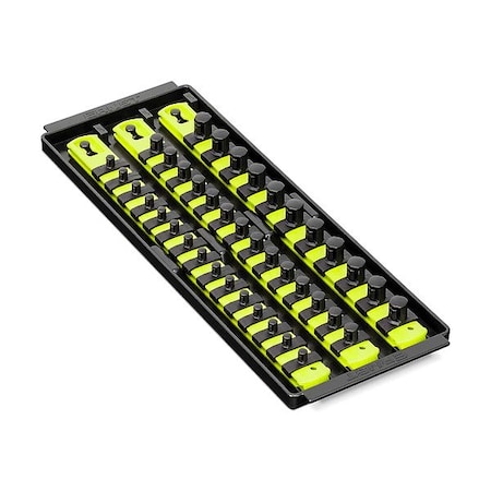 Ernst Manufacturing Socket Organizer, Yellow, 5 5/16" D 8498HV