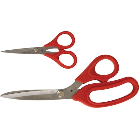 Crescent Wiss 2 Piece Home, Crafting and Sewing Scissor Set WHCS2