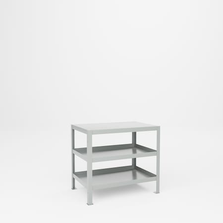 Pucel Heavy Duty Work Table, Gray 2436-3