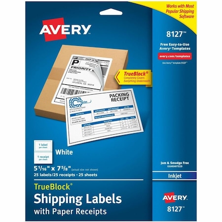 Avery Dennison LABEL, SHIP, 7-5/8X7-5/8 8127