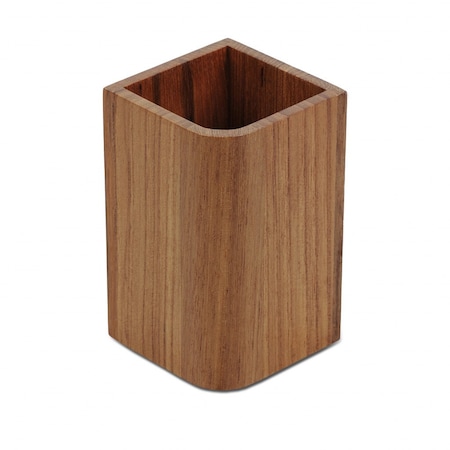 Homeroots Designer Genuine Teak Tumbler 475851