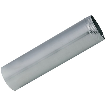 Imperial 28 Ga. 9'' x 24'' Galvanized Furnace Pipe GV0415