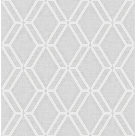 Advantage Mersenne Grey Geometric Wallpaper 4025-82545