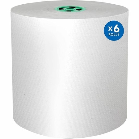 Scott Pro Hard Roll Paper Towels for Pro Dispenser, Green Core Only, 1-Ply, 7.5" x 900 ft, 6PK 43961
