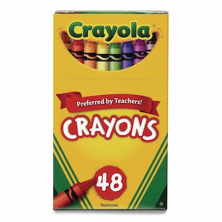 Crayola Classic Color Crayons in Flip Top Box with Tiered Sleeves, 48 Colors 52-0048