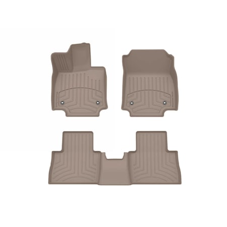 Weathertech Tan, Front and Rear FloorLiner HP 451730-1-2IM