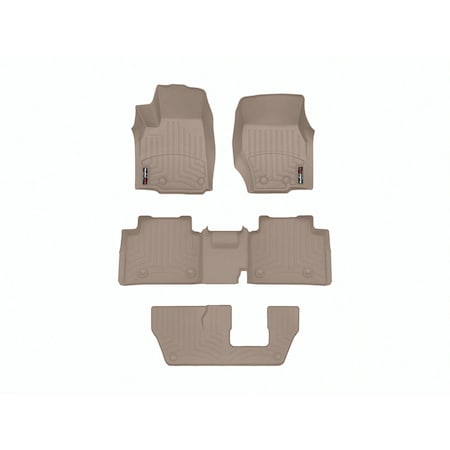 Weathertech Tan, Front, rear, and rear Floorliners 4517821-451696-6-4