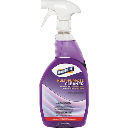 Genuine Joe Multi-Purpose Cleaner - Spray - 32oz - Lavender Scent - 1 Each GJO99666
