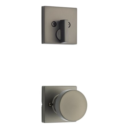 Kwikset Residential Handlesets Single Cylinder Gunmetal 971PSKSQT-18G