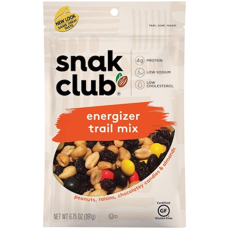 Snak Club Energizer Trail Mix 6.75 oz Bagged 1721459