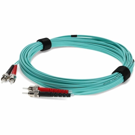 Add-On This Is A 2M St (Male) To St (Male) Aqua Duplex Riser-Rated Fiber ADD-ST-ST-2M5OM4