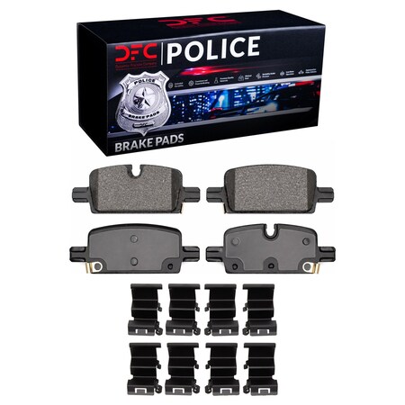 Dfc Police Pads, Disc Brake Pad Set,  1911-2429-01