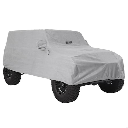 Smittybilt 18C WRANGLER JL 4DR FULL CLIMATE COVER; GRAY W/ LOCK & CABLE 845
