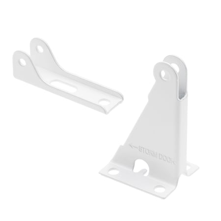 Prime-Line Storm and Screen Door Closer Jamb Bracket Repair Kit, White K 55602