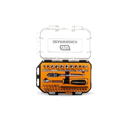 Gearwrench Set Microdrv W/120Xp & Stubby Skts, 39Pc GWMBS39XPS