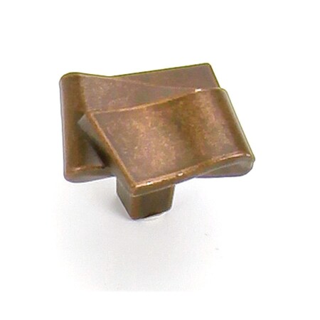 Grilltown 1.38 in. Diva Knob - Stonewashed Bronze GR875588
