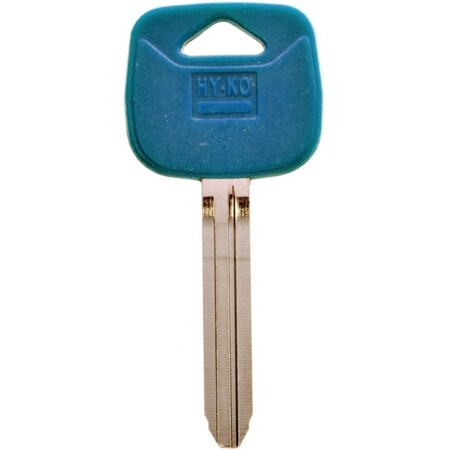 Hy-Ko Key Blank, Brass/Plastic, Nickel, For: Toyota Vehicle Locks 13005TR47PB