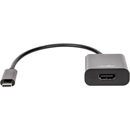 Rocstor 6FT USB-C TO 4K HDMI ADAPTER M/F TYPE-C TO 4K HDMI CONVERT M/F Y10C129-B1