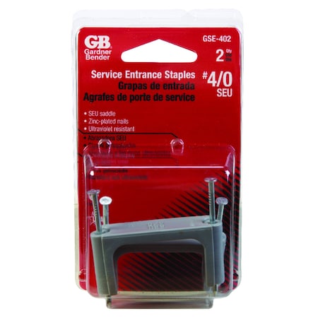Gardner Bender 1-1/2 in. W Plastic Insulated Service Entrance Cable Strap 2 pk GSE-402