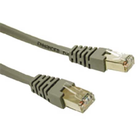 Fasttrack 10ft SHIELDED CAT 5E MOLDED PATCH CABLE GREY FA263518
