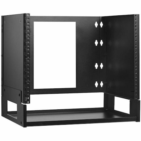 Eaton Tripp Lite Series 8U Wall-Mount Bracket with Shelf for Small Switches and Patch Panels, Hinged SRWO8UBRKTSHELF