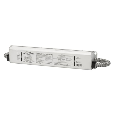 Keystone LED Emergency Back-Up for Low Temperature Applications, One Piece 12W Constant Wattage Design, Appro KT-EMRG-LED-12LT-1200-EN /DF